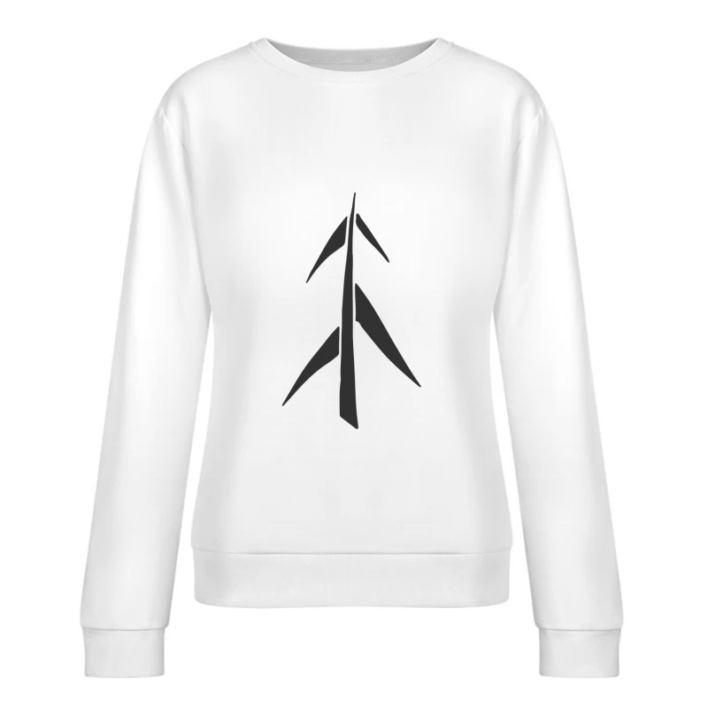 Symbole moderne et abstrait Femme Sweat-shirt à enfiler