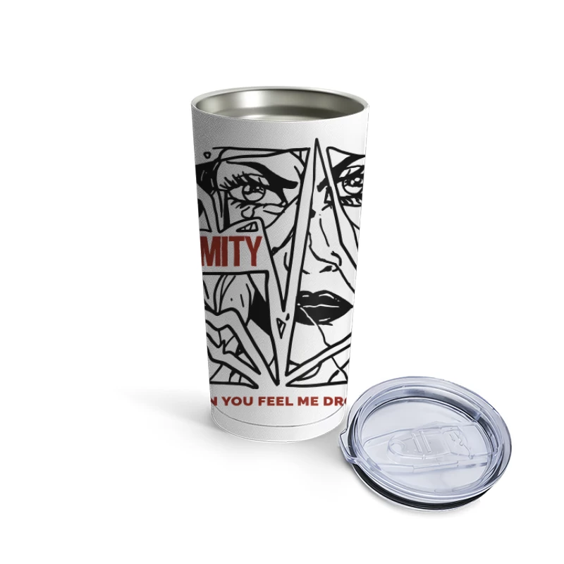 The Amity Affliction Can You Feel Me Drown Travel Mug