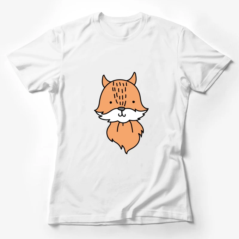 Illustration adorable de renard Femme T-Shirt