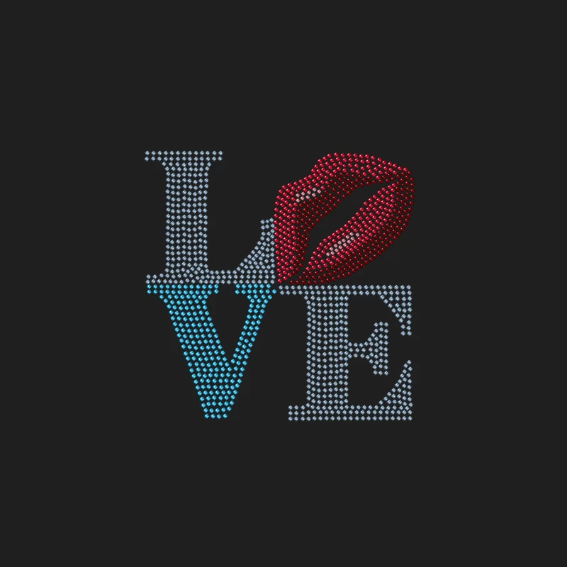 Liebe Design mit Lippen Herren Tanktops