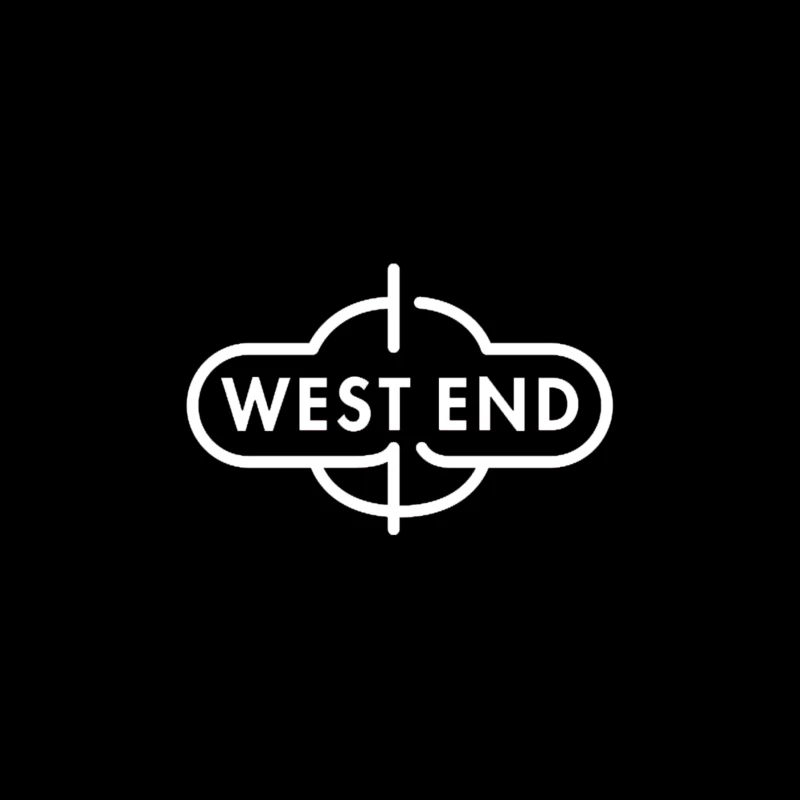 West End Records Throw Pillow