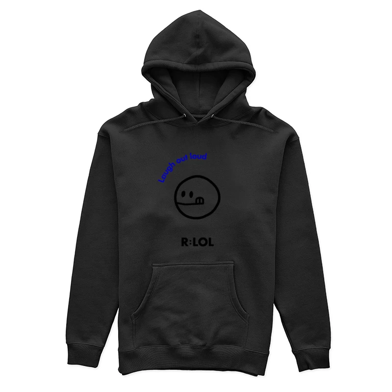 Lachen Sie laut Textdesign Damen Pullover Hoodie