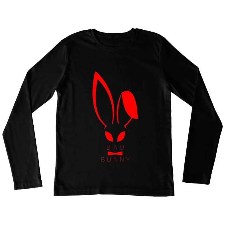 Bad Bunny Logo Female Long Sleeve T-Shirt