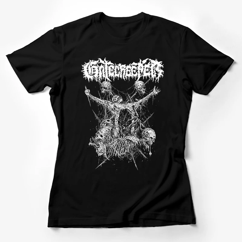 Gatecreeper Skulls Female T-Shirt