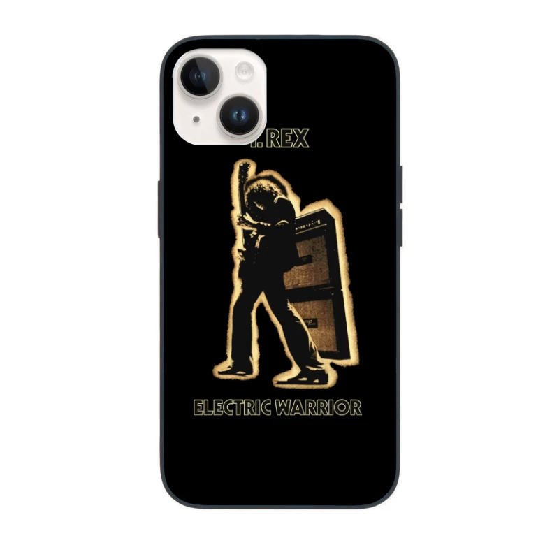 T.Rex 'Electric Warrior' Classic Rock Album Cover Silhouette iPhone Case