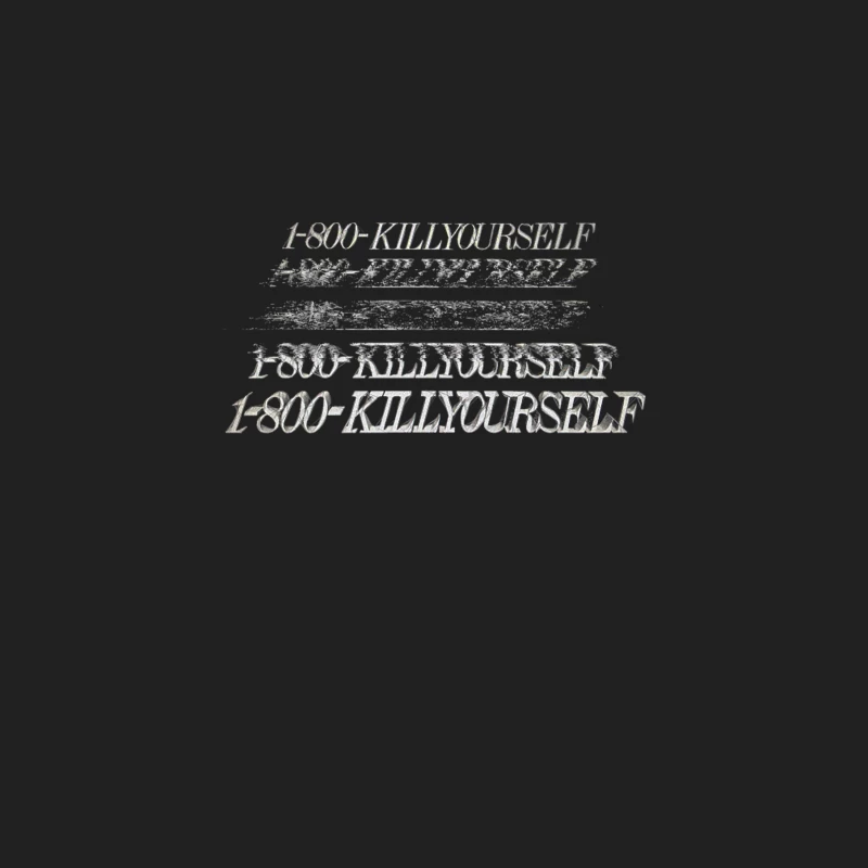 1-800-KILLYOURSELF Dark Humor Memeshirt Bucket Hat