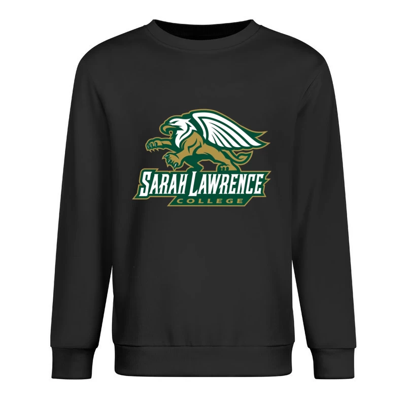 Sarah Lawrence College Griffin Athletic Logo Male Pullover Sweatshirt