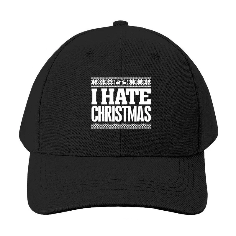 I Hate Christmas Baseball Cap