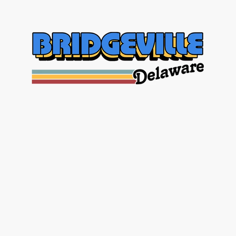 Bridgeville, Delaware   Retro Style Design Cotton Tote Bag