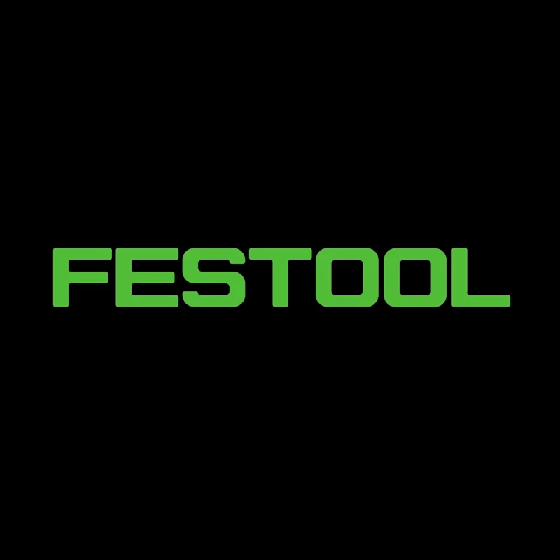 Festool Green Industrial Power Tool Brand Logo Travel Mug