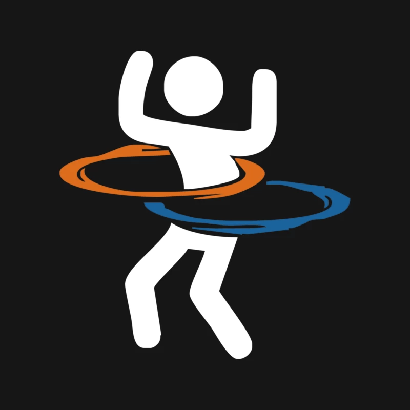 Portal Hula Hooping With Portals Mouse Pad