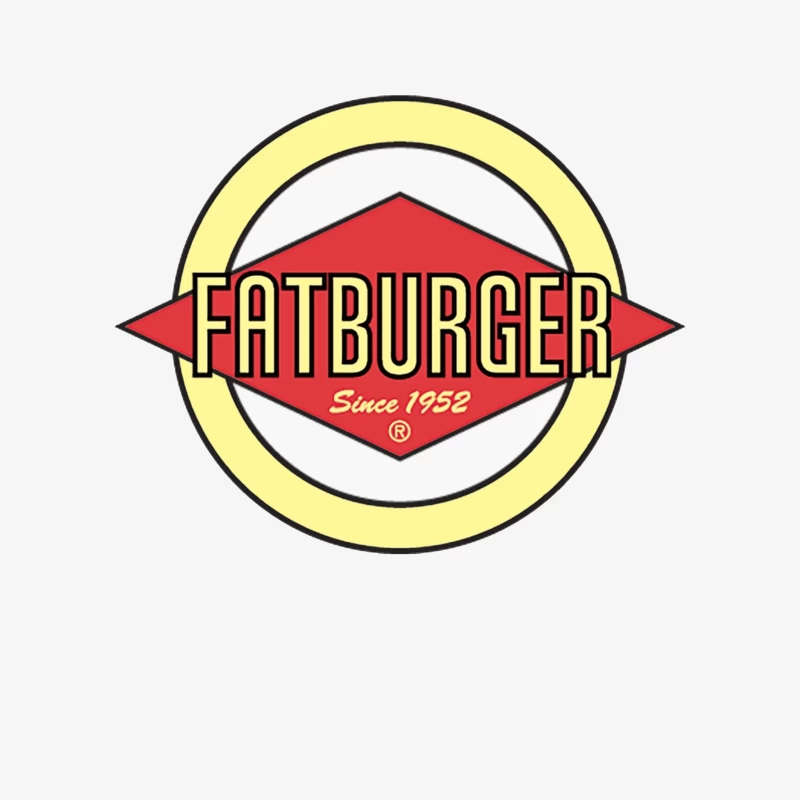 Fatburger Restaurant Classic Logo Design Since 1952 Female Pullover Sweatshirt