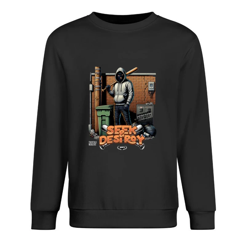 Scène de Vandalisme Urbain Homme Sweat-shirt à enfiler