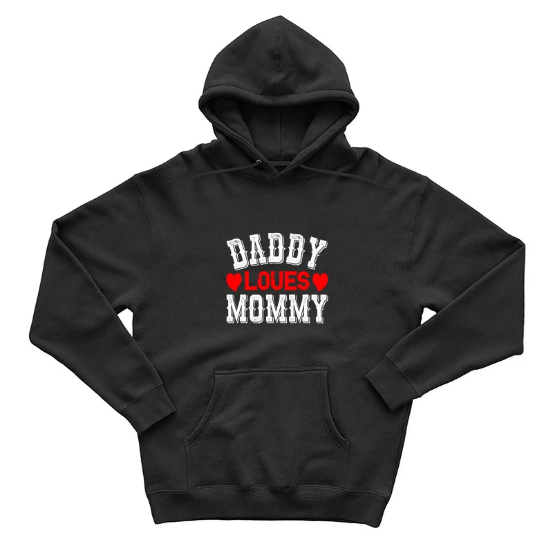 Message d'amour de papa pour maman Homme Sweat à capuche