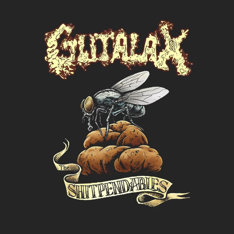 Gutalax The Shitpendables Female Pullover Sweatshirt