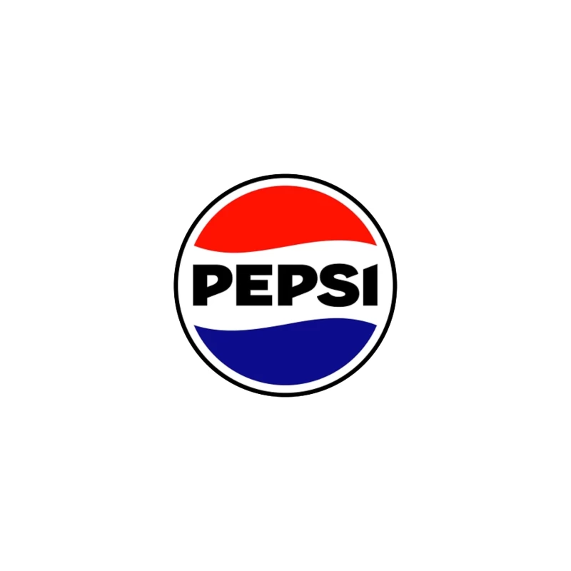 Classic Pepsi Cola Circular Logo Design Travel Mug