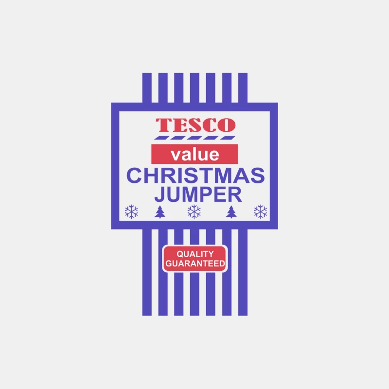 Tesco Value Christmas Jumper Male Tank Top