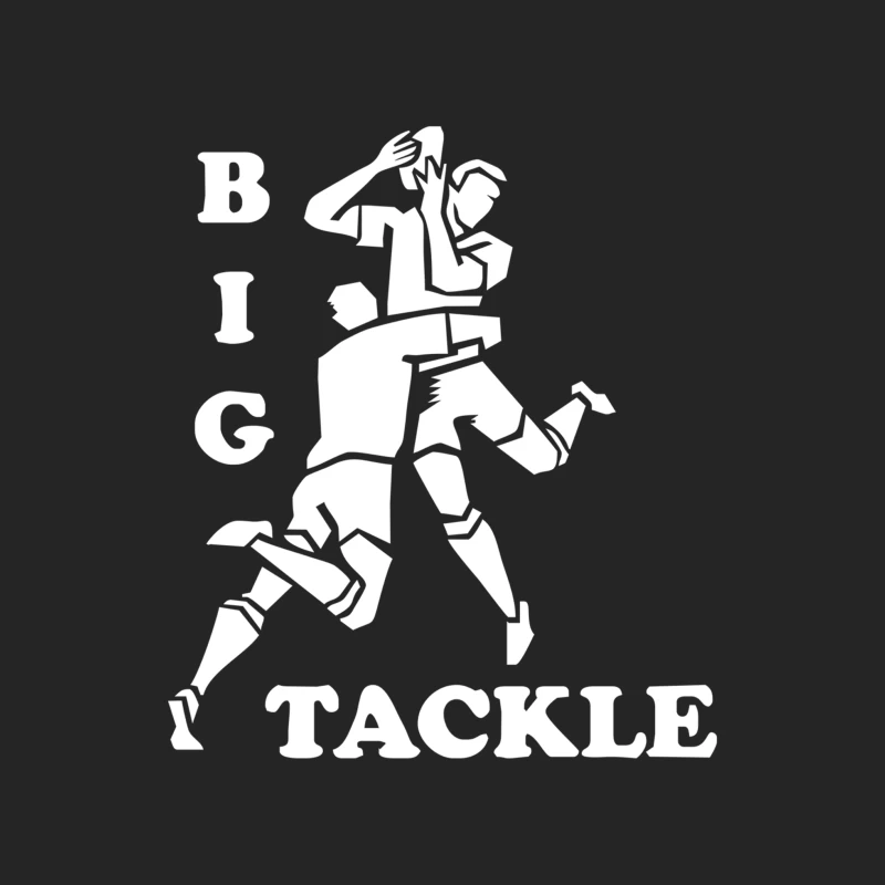 Rugby Big Tackle Female Pullover Sweatshirt