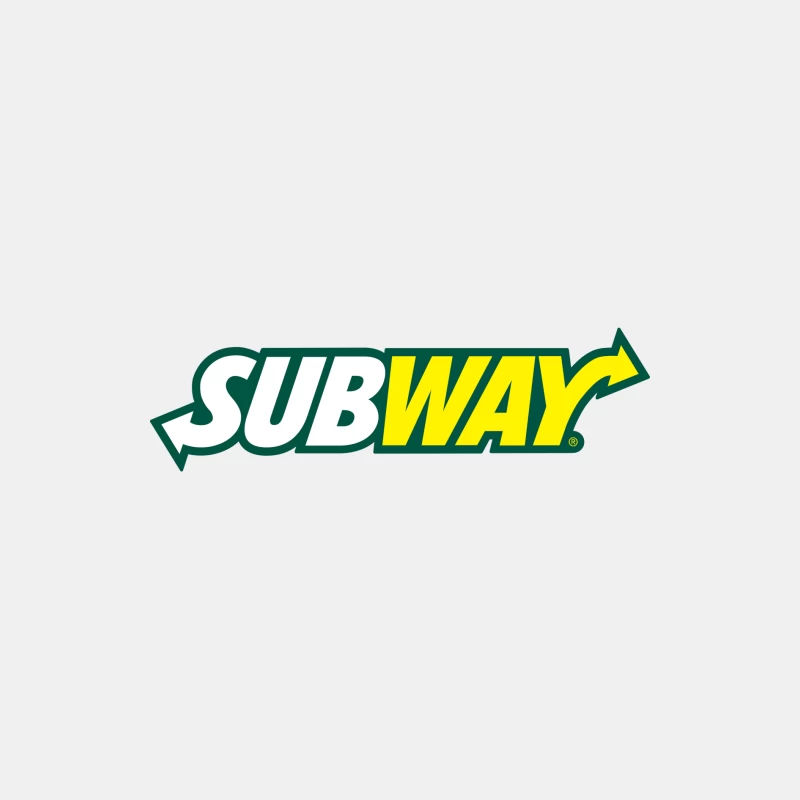 Subway Restaurant Logo Male Tank Top