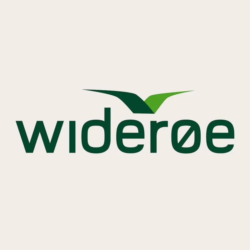 Wideroe Airlines Green Bird Logo Design Bucket Hat