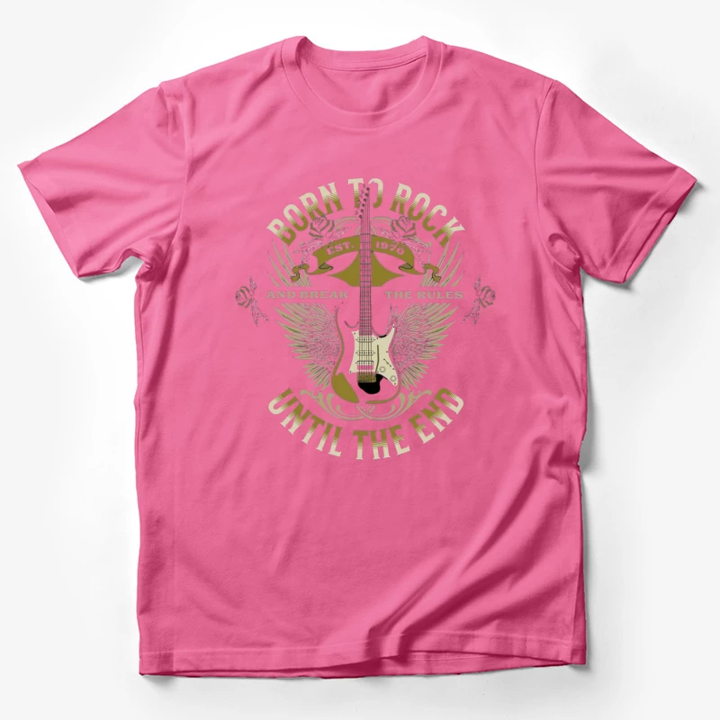 Born to Rock Graphic Tee Male T-Shirt