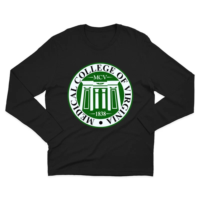 Medical College of Virginia (MCV) Historical Academic Seal from 1838 Male Long Sleeve T-Shirt