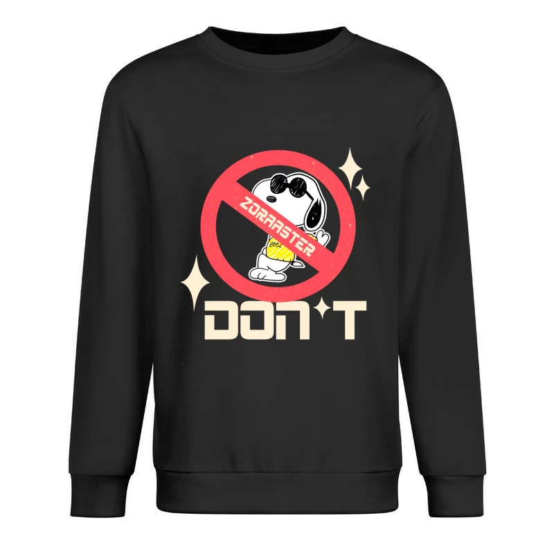 Protest gegen Zoraaster Maskottchen Herren Pullover Sweatshirt