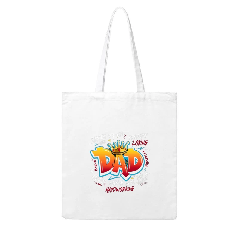 Dad Appreciation Design Cotton Tote Bag