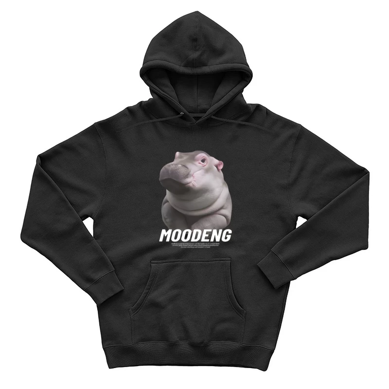 Design animal mignon : Hippopotame rose Homme Sweat à capuche
