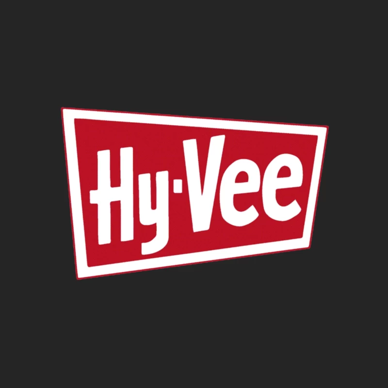 Hy-Vee Supermarket Chain Logo in Red and White Female Pullover Sweatshirt