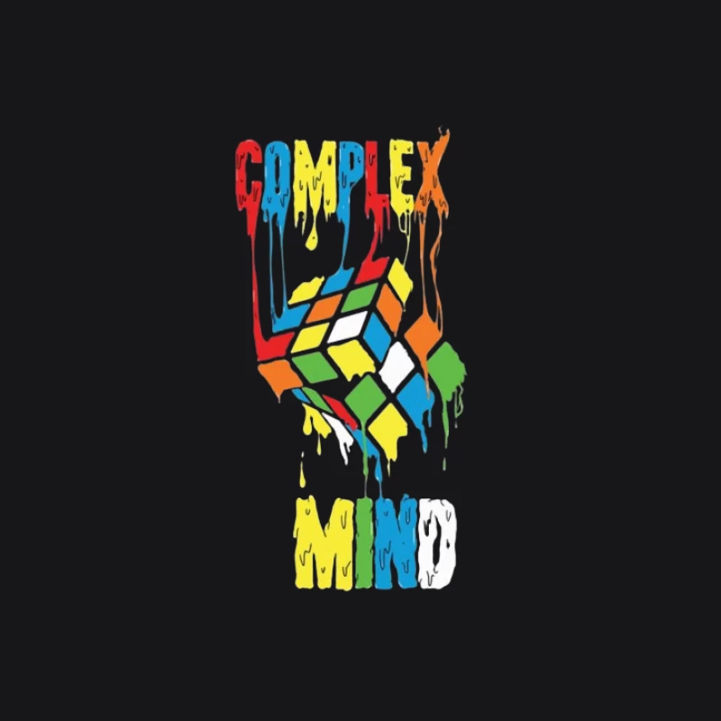 Komplexer Geist Rubikswürfel Herren Pullover Hoodie