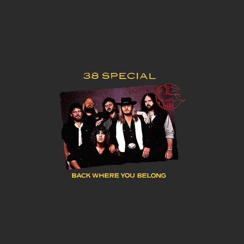 3 BACK WHERE YOU BELONG - 38 SPECIAL BAND Baseball Cap
