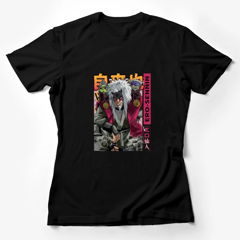 Mysteriöser Krieger mit Fröschen Damen T-Shirt