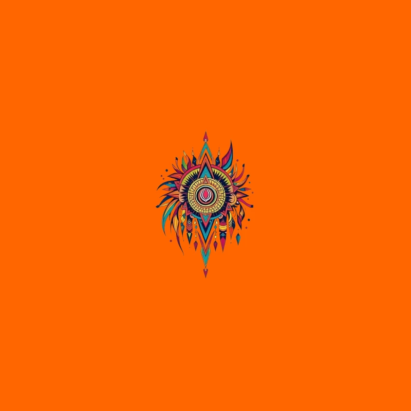 Vibrant Tribal Mandala Art Coffee Mug