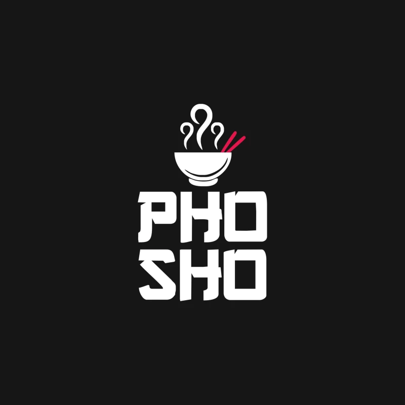 Pho Sho Foodie Asian Food Humor Chopsticks Funny Desk Mat