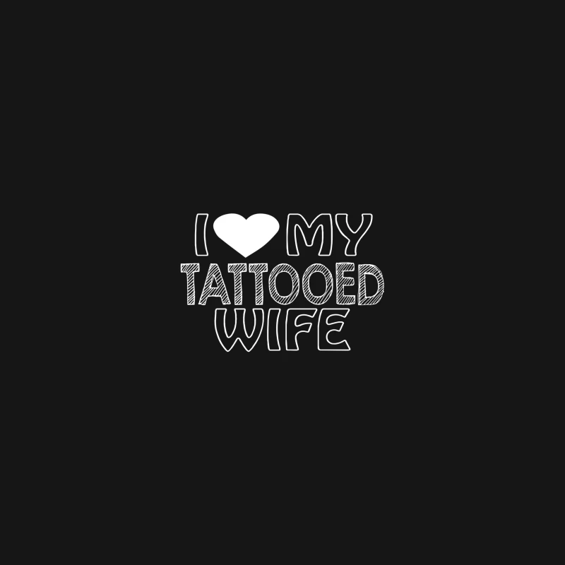 J'aime ma femme tatouée Femme T-Shirt