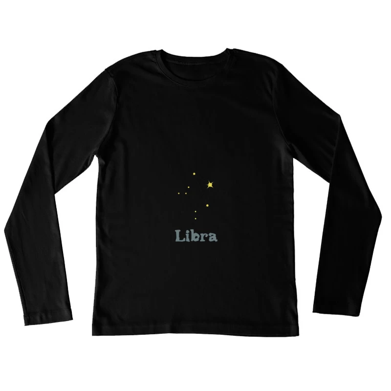 Libra Sternbild Damen Langarm T-Shirt