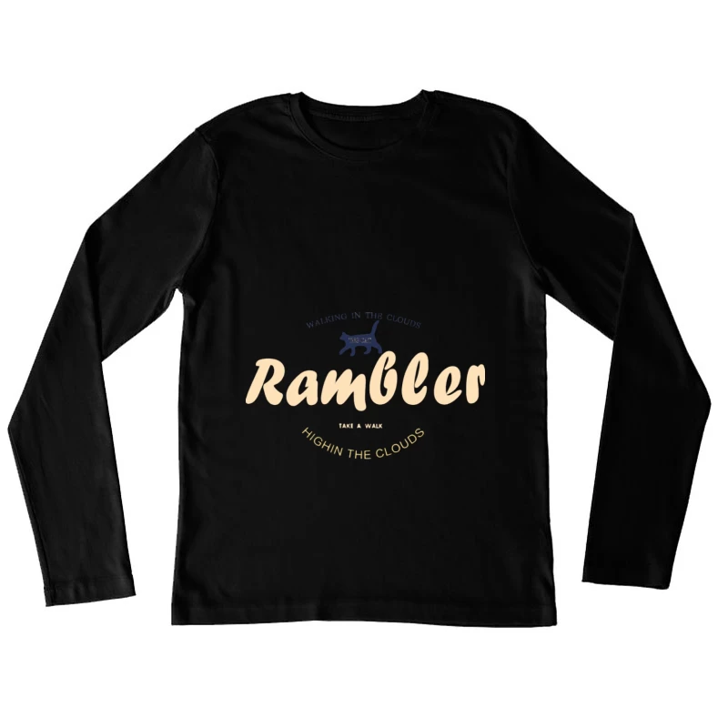 Katzen-Themen-Wanderbekleidung Damen Langarm T-Shirt