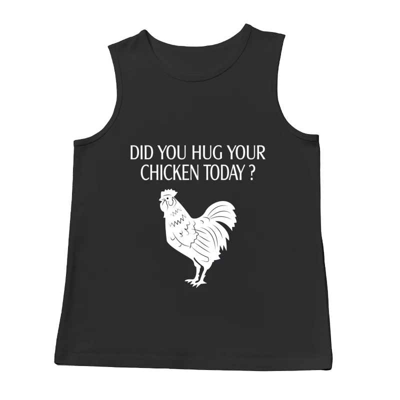 Humour et Affection pour les Poulets Homme Débardeur