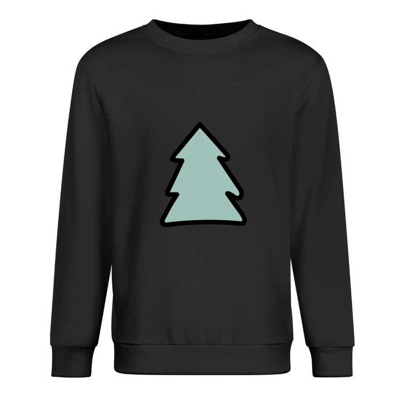 Icône de sapin minimaliste Homme Sweat-shirt à enfiler