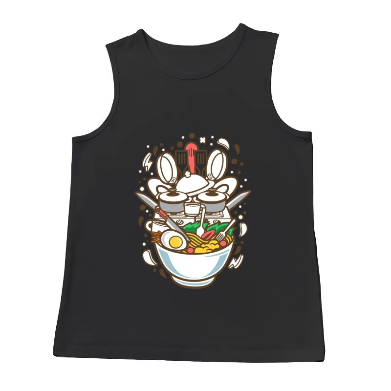 Bol de Ramen Artistique Homme Débardeur
