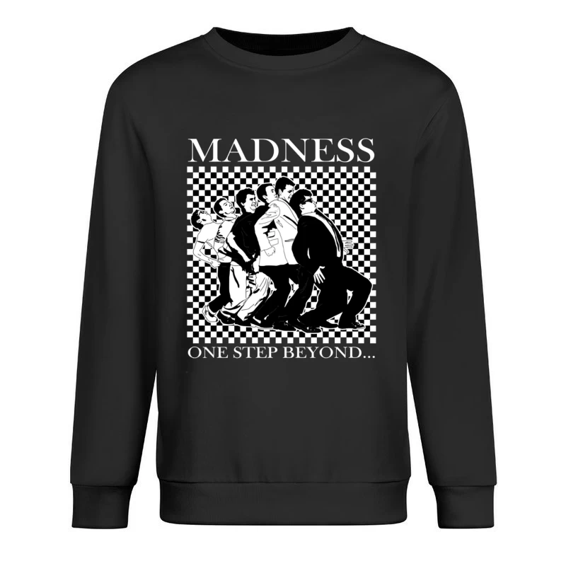 Madness "One Step Beyond" Album Art with Dancing Figures Male Pullover Sweatshirt