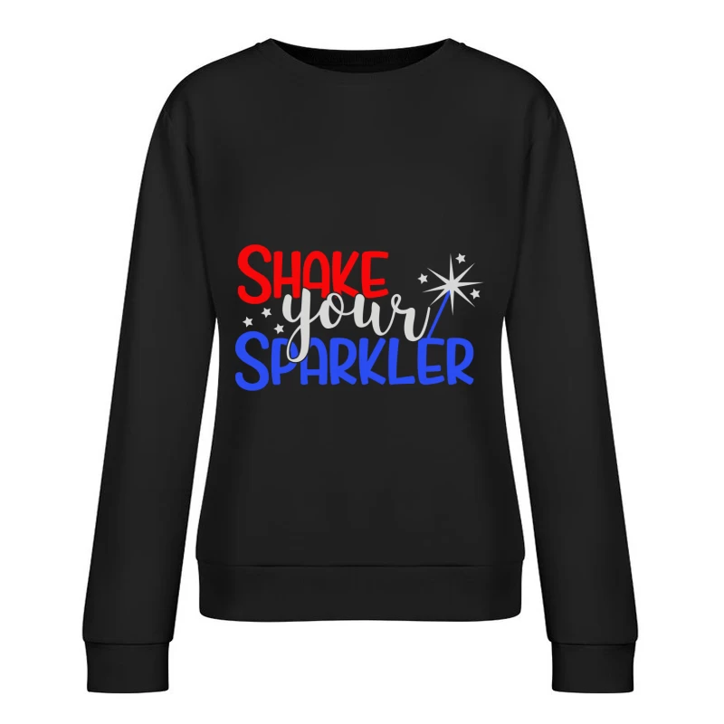 Fête avec étincelles colorées Femme Sweat-shirt à enfiler