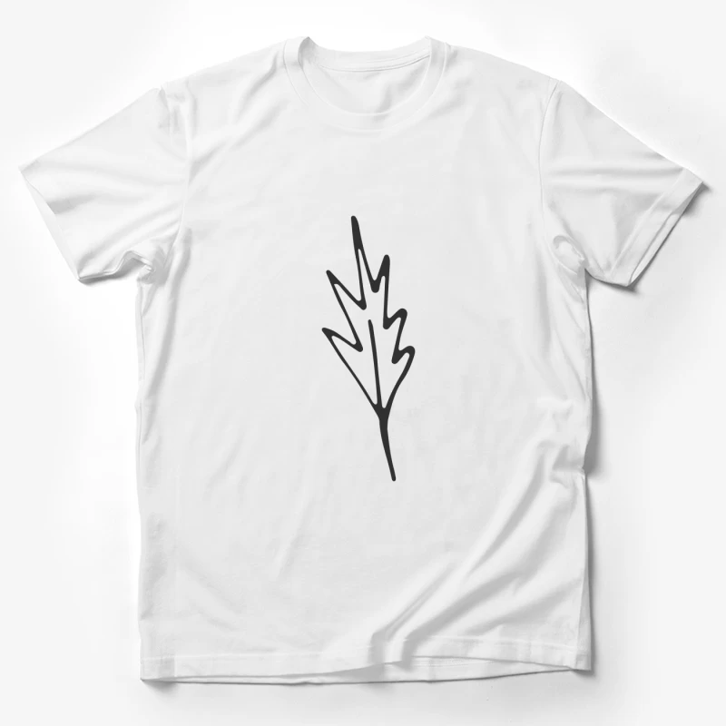 Dessin de feuille abstrait Homme T-Shirt