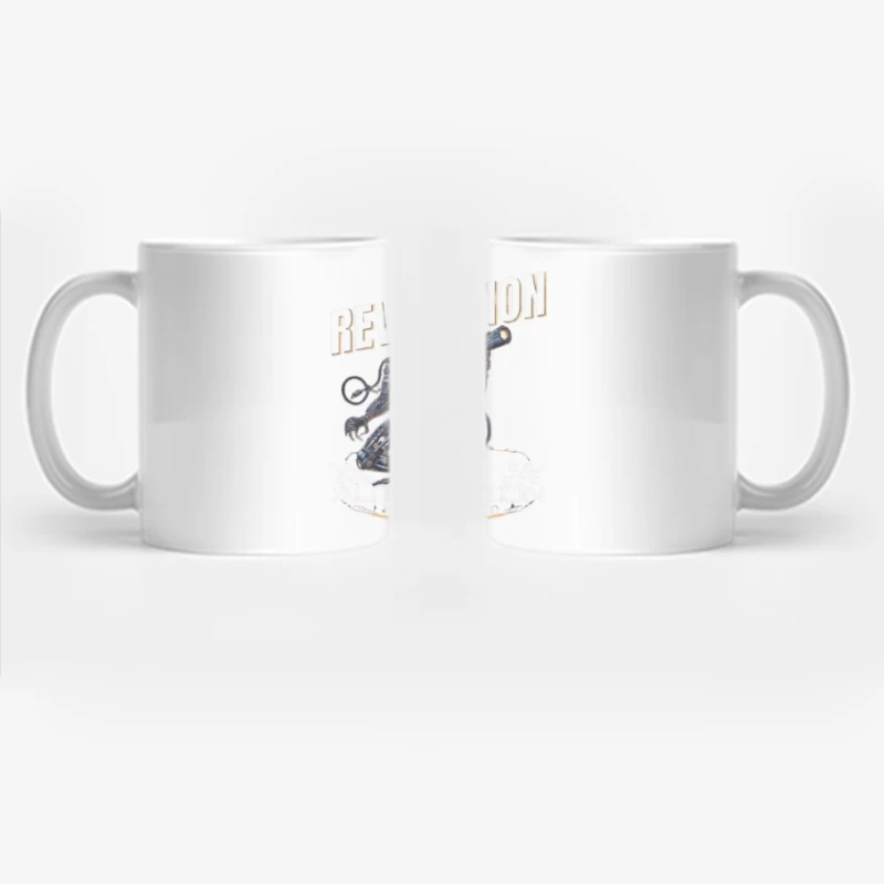 Combat Robot Revolution Sci-Fi Art Coffee Mug