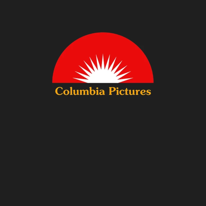 Columbia Pictures: Iconic Movie Studio Logo with Red Sunburst Male Tank Top
