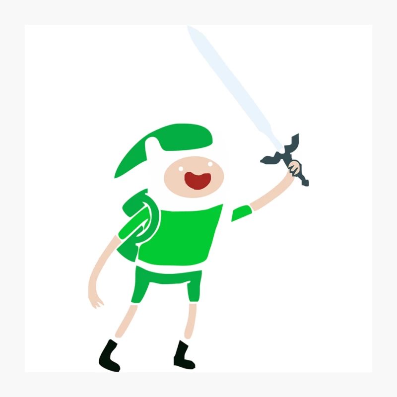 Adventure Time Legend Of Zelda Link Pin