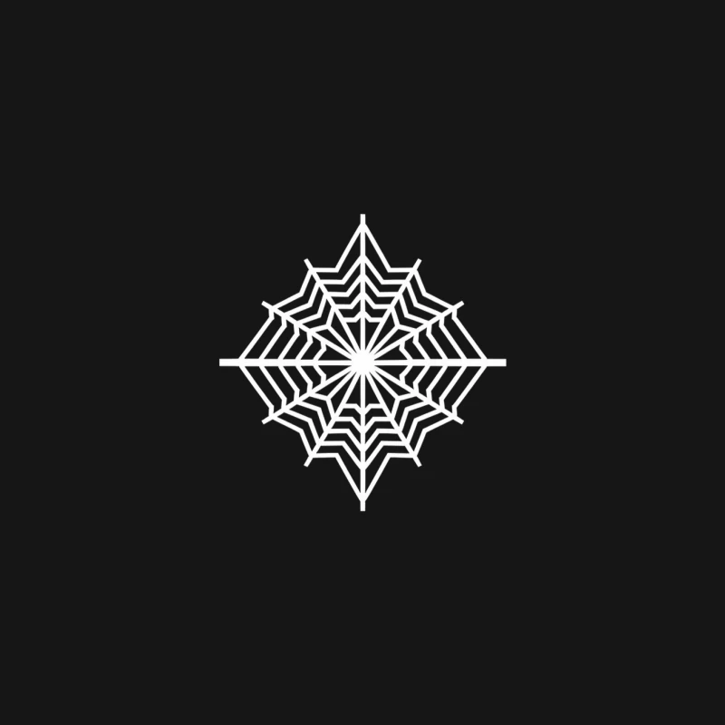 Minimalist Geometric Compass Design for Navigation Desk Mat