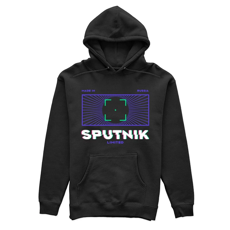 Sputnik Logo Design Damen Pullover Hoodie