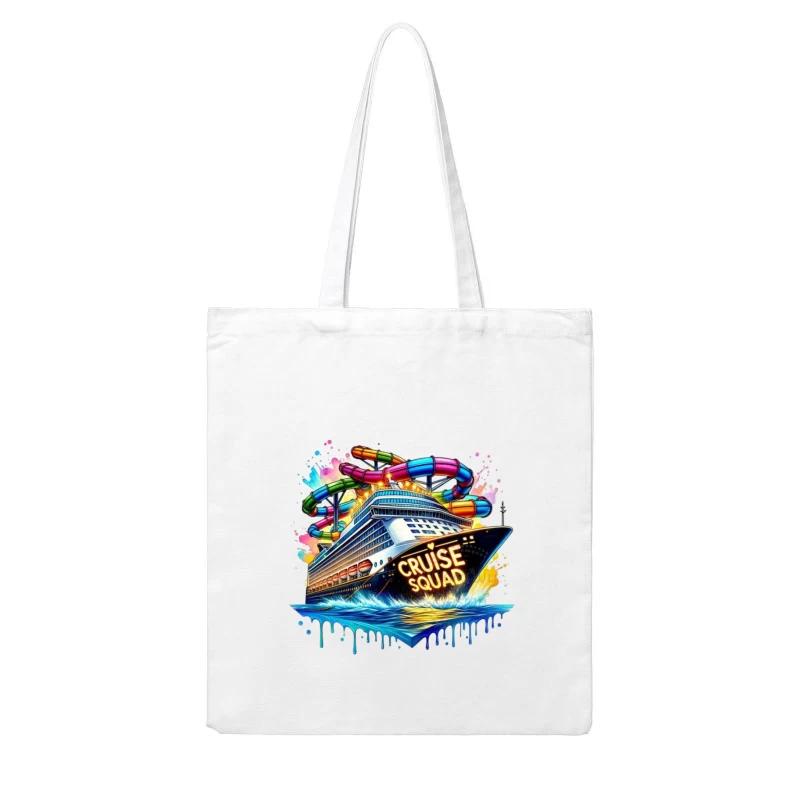 Cruise Squad Adventure Cotton Tote Bag